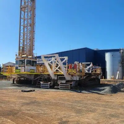 Sandvik D90KSP Dual Compressor drill